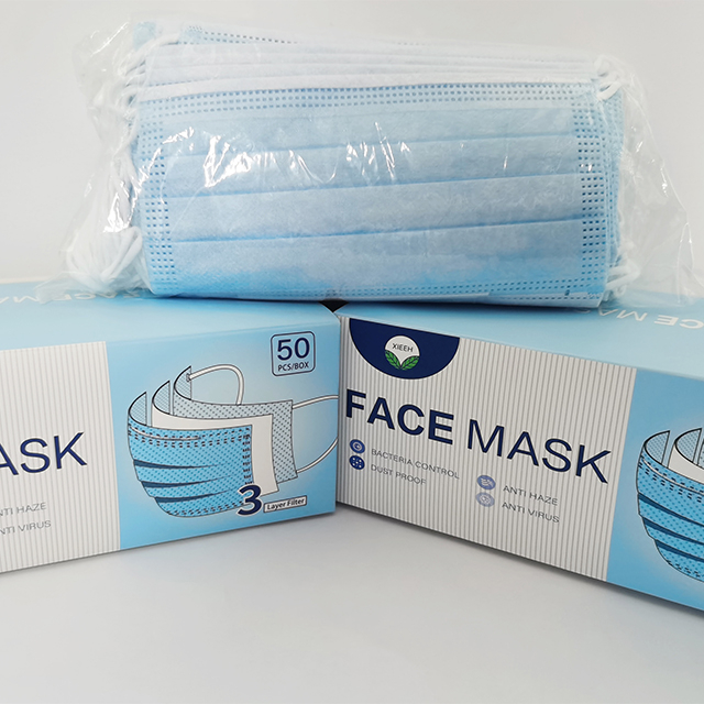 Blue Protective Disposable Face Mask 