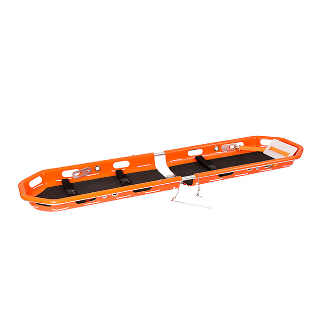 Plastic PE Emergency Basket Stretcher With Belts For Helicopter Rescue