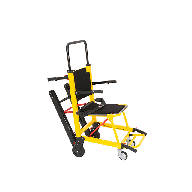 Aluminum Rescue Tracked Foldable Stair Wheelchair, Emergency Evacuation Stair Chair Stretcher