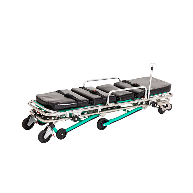 New Adjustable Transport Ambulance Stretcher with Soft Mattress