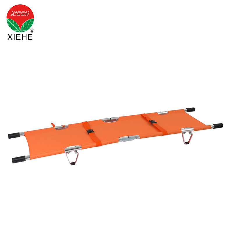 Medical Emergency Aluminum Alloy Folding Stretcher For Outdoor